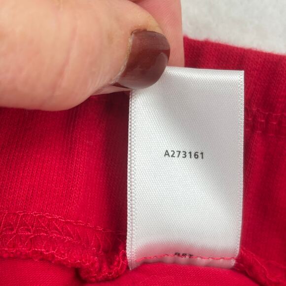 Quacker Factory Pull On Skort Size L Red French Terry Skirt Modesty Shorts - Picture 9 of 9